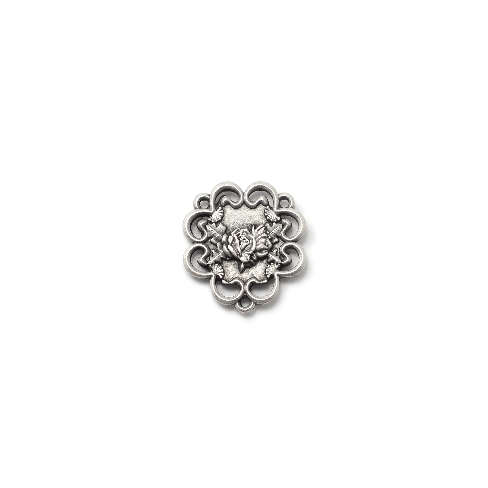Mary's Motherly Love Collection Blush & Silver Rosary - 8mm - Image 4
